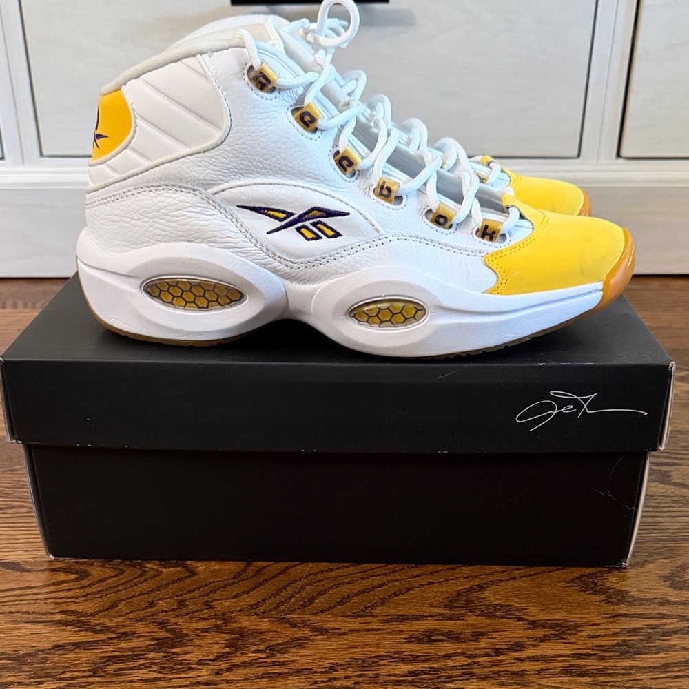 Reebook Men’s Question Mid “Lakers” Sz 11